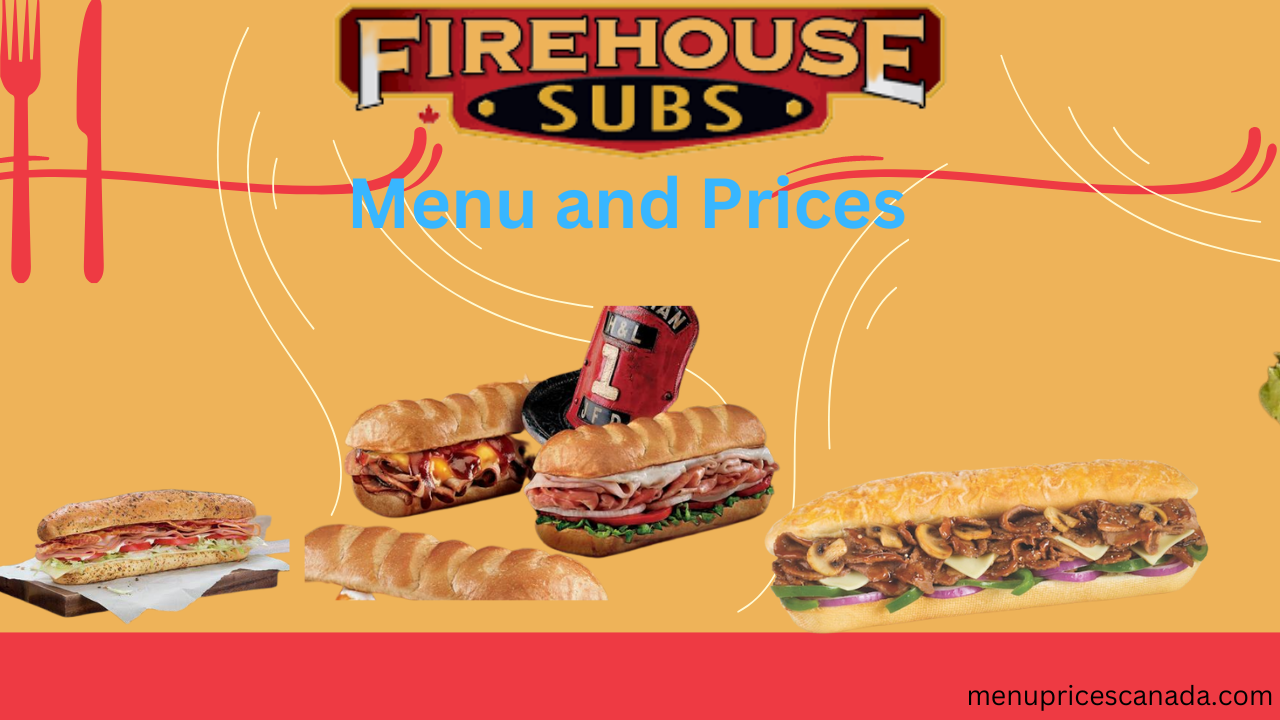 Firehouse Subs Menu