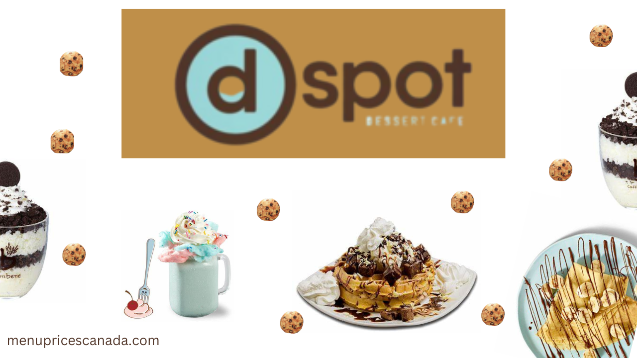 D Spot Dessert Cafe Menu