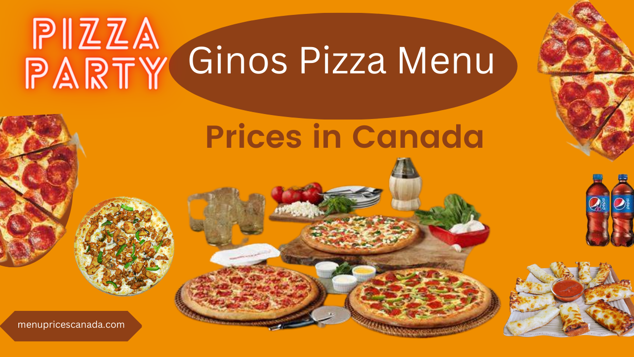 Ginos Pizza Menu Prices in Canada