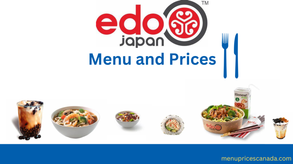 Edo Japan Menu