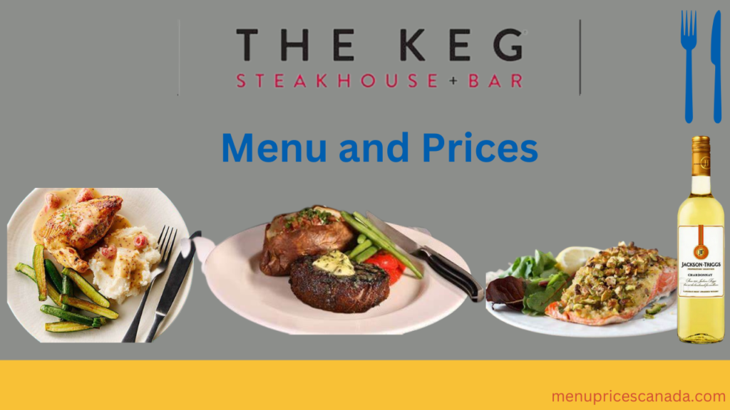 The Keg Menu