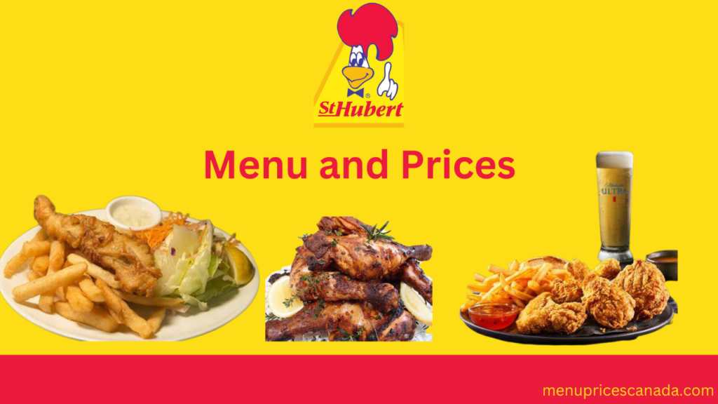 St-Hubert Menu