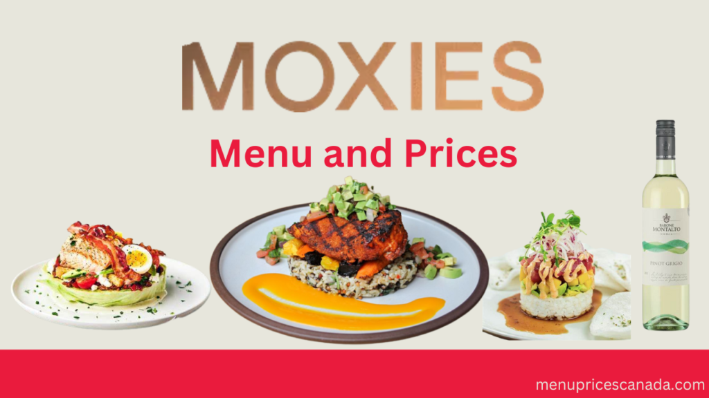 Moxies Menu