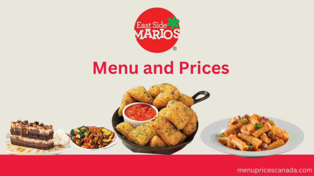 East Side Marios Menu