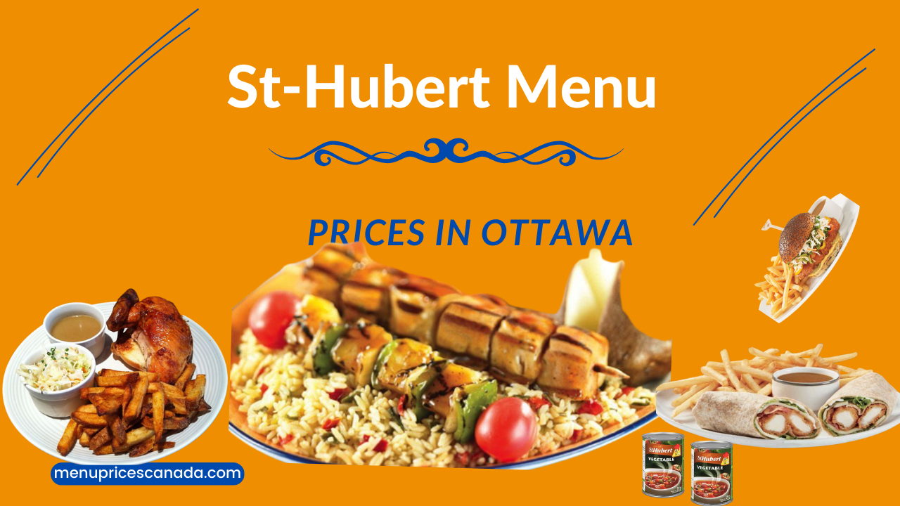 St-Hubert Menu Prices in Ottawa