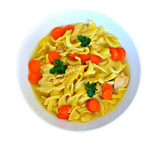Chicken Noodle Soup form St-Hubert Menu 