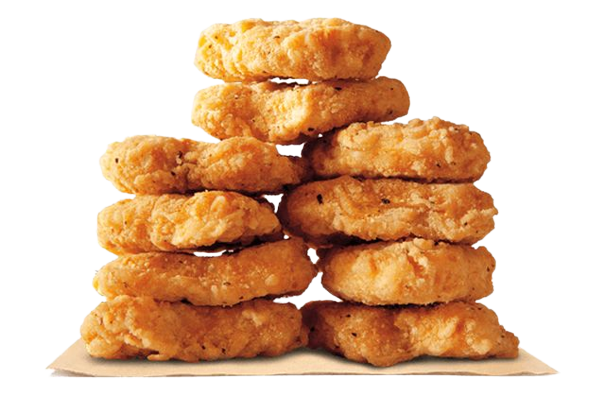 16pc Chicken Nuggets Meal form Burger King Menu 