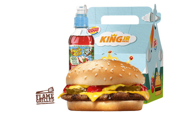 Cheeseburger King Jr Meal from burger king Menu 