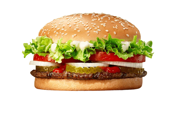 WHOPPER Meal form burger king Menu 