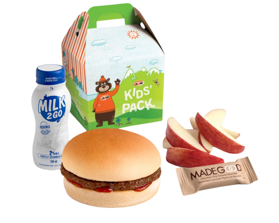 Baby Burger® Kids Pack from A&W Menu