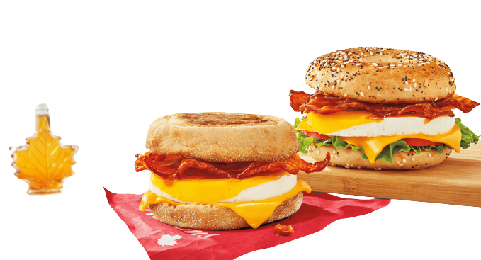 Bacon Breakfast Sandwich from Tim Hortons Menu