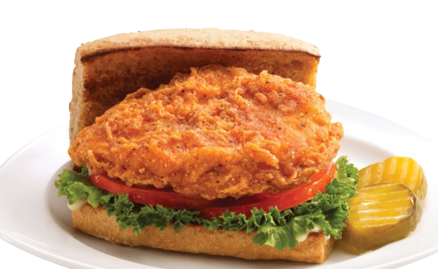 The UFO (Chicken Fillet Sandwich) from St-Hubert Menu